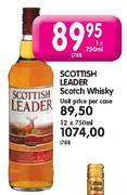 Scottish Leader Scotish Whisky-12x750ml