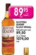 Scottish Leader Scotch Whisky-12 x 750ml