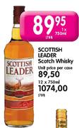 Scottish Leader Scotish Whisky-1x750ml