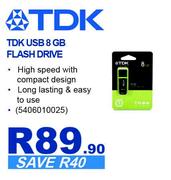 TDK USB 8GB Flash Drive