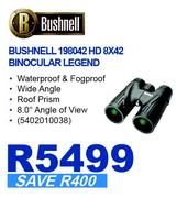 Bushnell 198042 HD 8X42 Binocular Legend