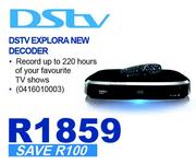 Dstv Explora New Decoder