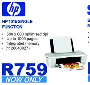 HP 1015 Single Function Printer