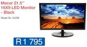 Mecer 21.5" 16x9 LED Black Monitor A2256