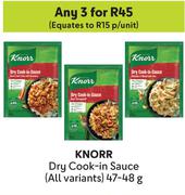 Knorr Dry Cook-In-Sauce (All Variants)-For Any 3 x 47/48g