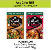 Robertsons Rajah Curry Powder (All Variants)-For Any 2 x 200g