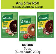 Knorr Soup (All Variants)-For Any 3 x 200g