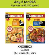 Knorrox Cubes (All Variants)-For Any 2 x 24's