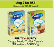 Purtiy Or Purity Jungle Ready-To-Eat Cereals (All Variants)-For Any 2 x 200/250g