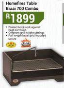 Homefires Table Braai 700 Combo