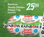 Rainbow Simply Chicken Polony Assorted-1kg