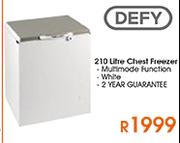 Defy Chest Freezer-210Ltr