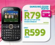 Samsung E2220 Texto