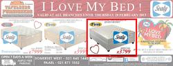 Tafelberg Furnishers : I Love My Bed (Until 28 Feb 2013), page 1