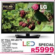 LG 42" Full HD LED TV(42LS4600)