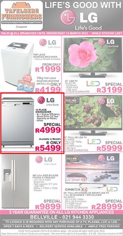 Tafelberg Furnishers : LG (Until 13 March 2013), page 1