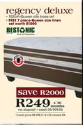 Restonic Regency Deluxe 152cm Queen Size Base Set