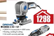 Dremel Combo 3-In-1 Set-200W
