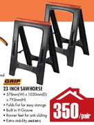 Grip Sawhorse-23 Inch Per Pair