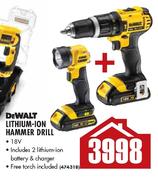 Dewalt Lithium-Ion Hammer Drill-18V