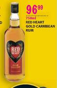 Red Heart Gold Carribean Rum-750ml