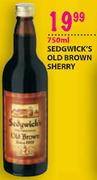 Sedgwick's Old Brown Sherry-750ml