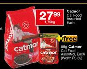 Catmor Cat Food Assorted-1.75kg Each + Free Catmor Cat Food Assorted-85g Each