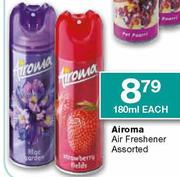 Airoma Air Freshner Assorted-180ml Each