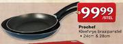 Prochef Kleefvrye Braaipanstel-24cm & 28cm per stel