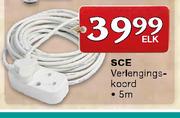 SCE Verlengingskoord-5m elk