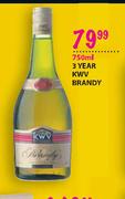 3 Year KWV Brandy-750ml