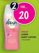 Dawn Body Lotion-2 x 400ml