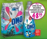 Omo Auto Washing Powder-2kg or Omo Concentrate Each