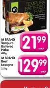 M Brand Beef Lasagne-2.5kg