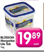 Blossom Marganine Lite Tub-1kg Eah
