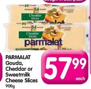 Parmalat Gouda,Chedda Or Sweetmilk Cheese Slices-900g Each