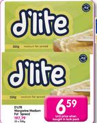 D'Lite Marganine Medium Fat Spread-Unit Price When Bought In Bulk Pack