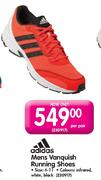 Adidas Mens Vanquish Running Shoes Size(6-11),Colours:Infrared,White,Black-Per Pair