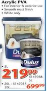 Dulux Acrylic PVA-20L (5147037-20L)