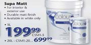 Colour Co Supa Matt-20L (CMS1-20) 