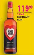 Red Heart Rum - 750ml