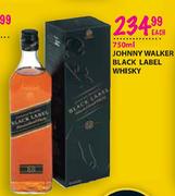 Johny Walker Black Label Whisky - 750ml