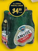 Amstel Lager - 6 x 330ml Per Pack
