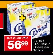 Bio Classic Dishwasher Tablets-2 x 16's