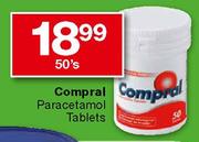 Compral Paracetamol Tablets-50's
