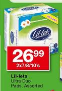 Lil-Lets Ultra Dup Pads-2 x 7/8/10's