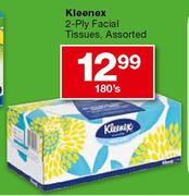 Kleenex 2-Ply Facial Tissues-180's
