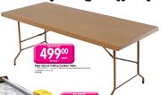Steel Deluxe Folding Canteen Table