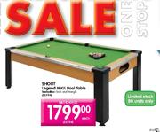 Shoot Legend MKII Pool Table + Balls and Triangle