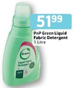 Pnp Green Liquid Fabric Detergent-1ltr